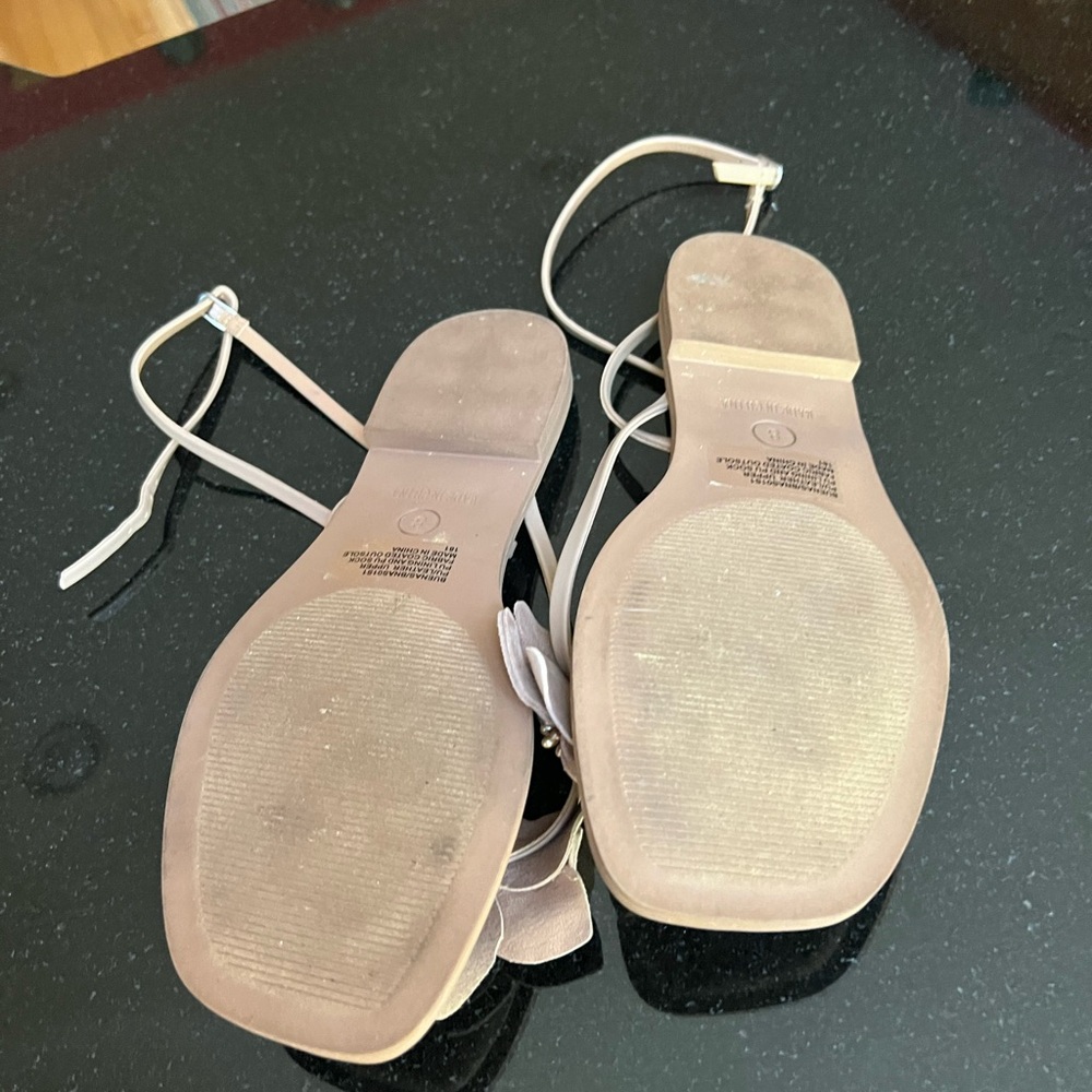 Steve Madden Tan Floral Sandals - Picture 4 of 4